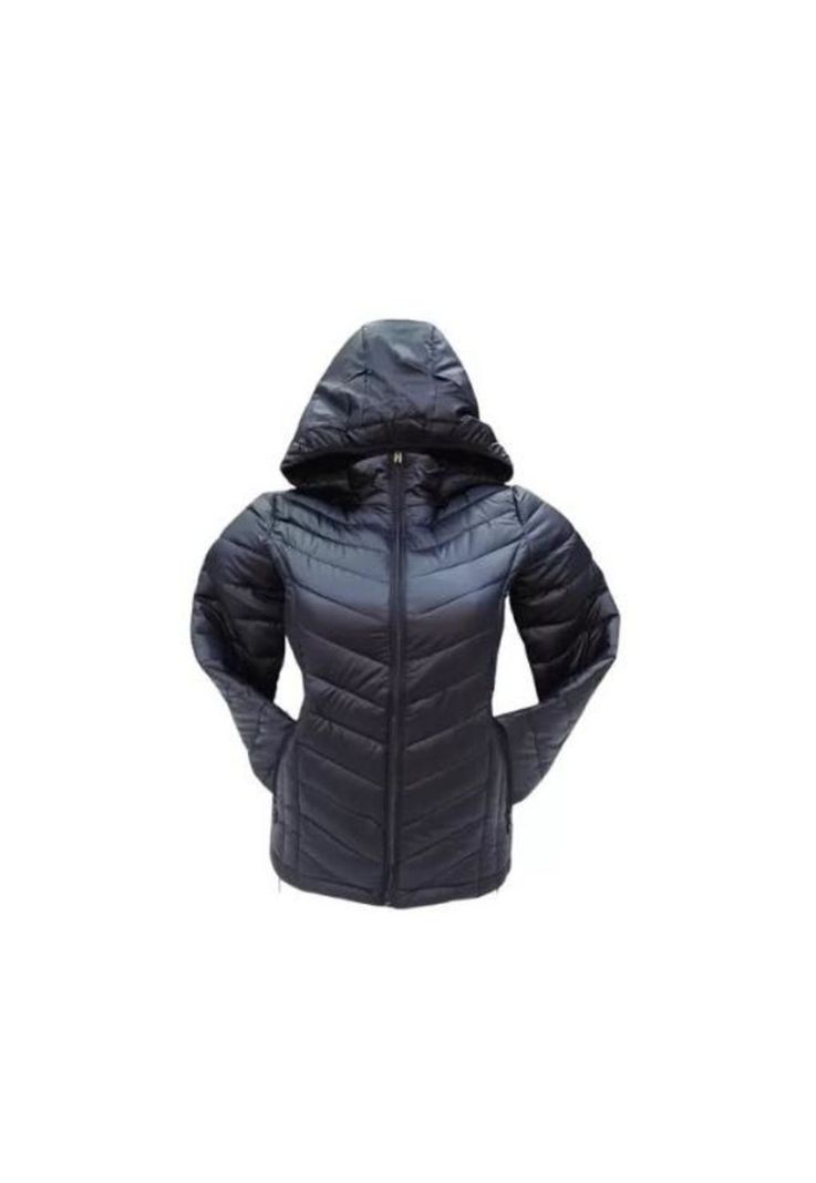 Chaqueta 3/4 Corta Mujer Engomada Térmica, Envío Rápido, Negro, Talla M-0