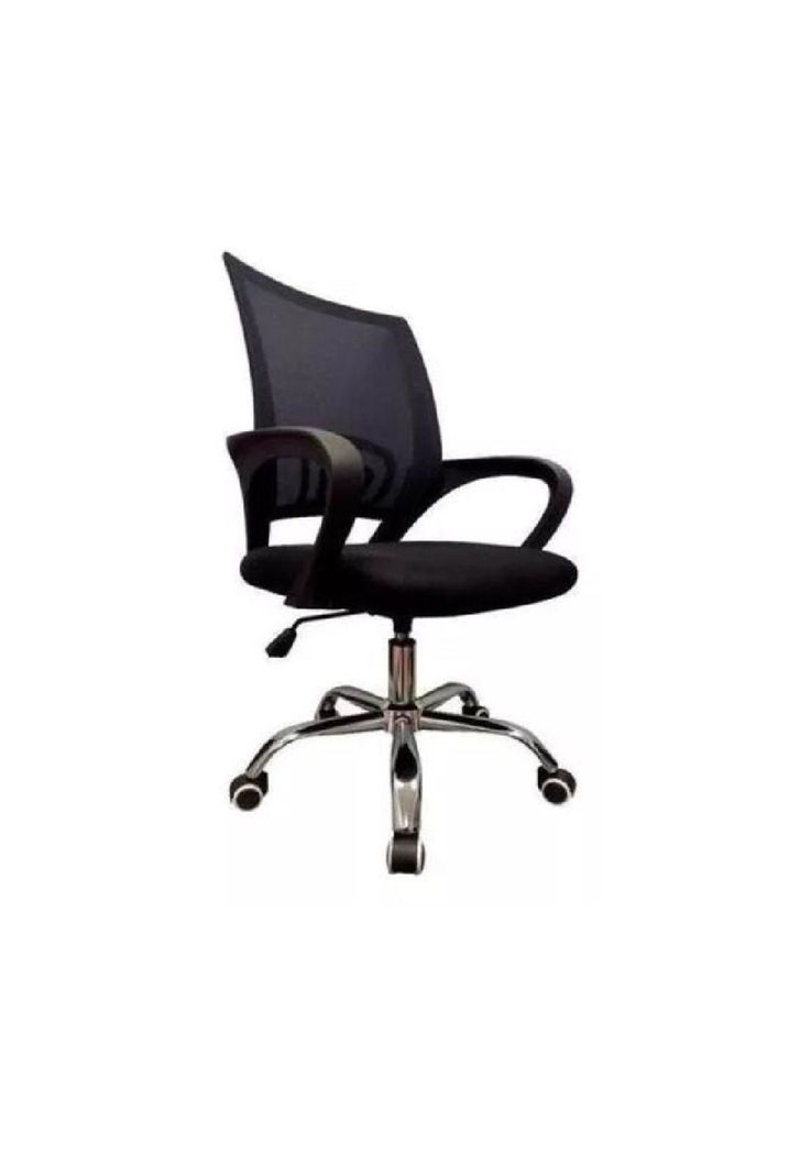 Silla de escritorio ergonómica Lumax Ezri con tapizado de mesh negra-0