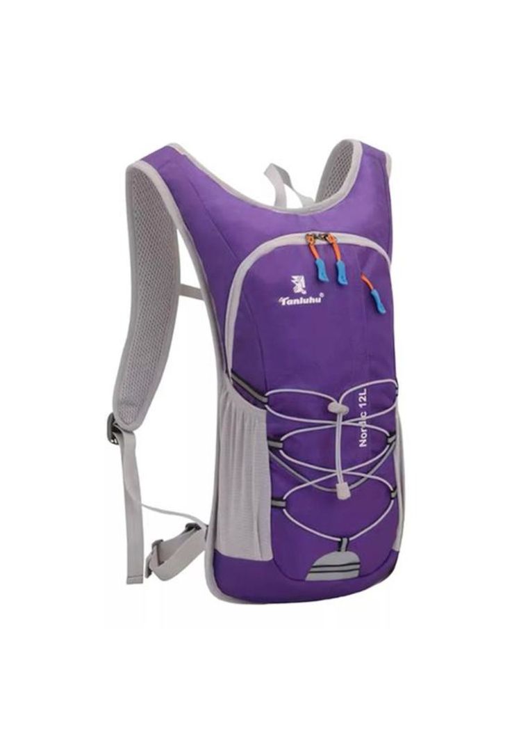 Mochila hidratación + bolsa de agua color violeta-0