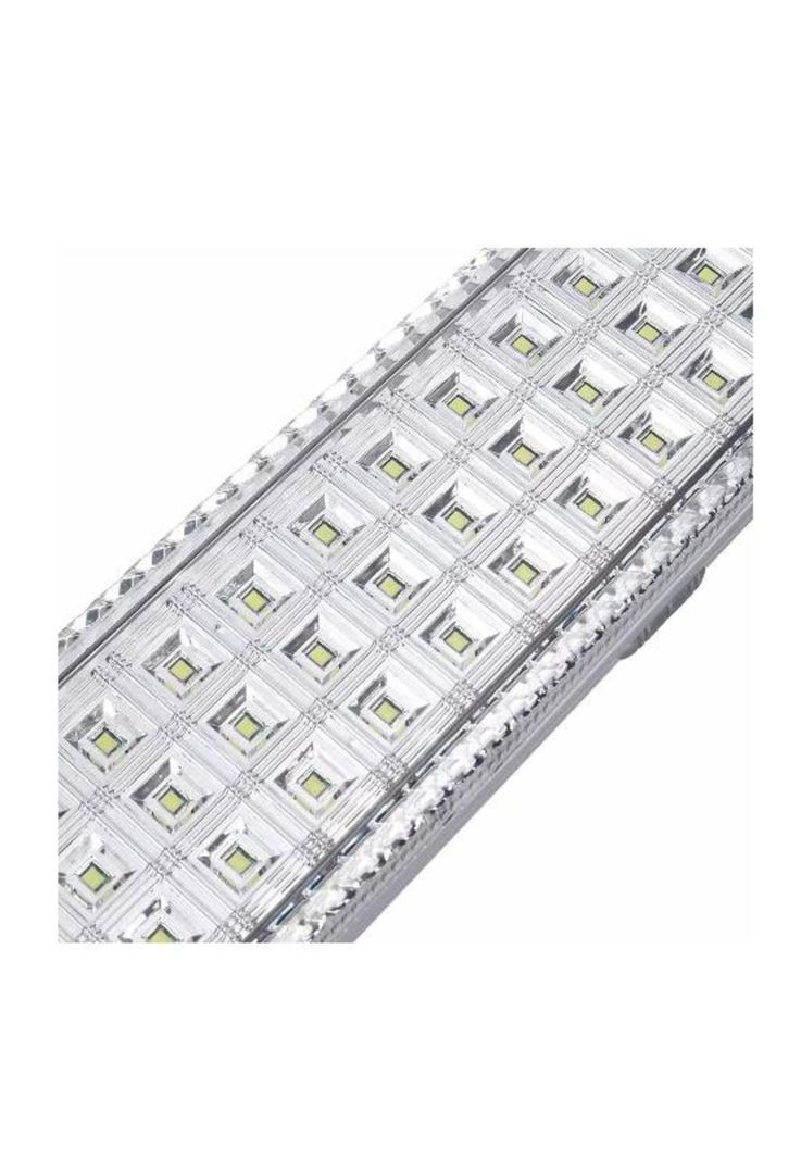 Pack x2 lámparas luz LED de emergencia recargable 24 hrs, blanco-0