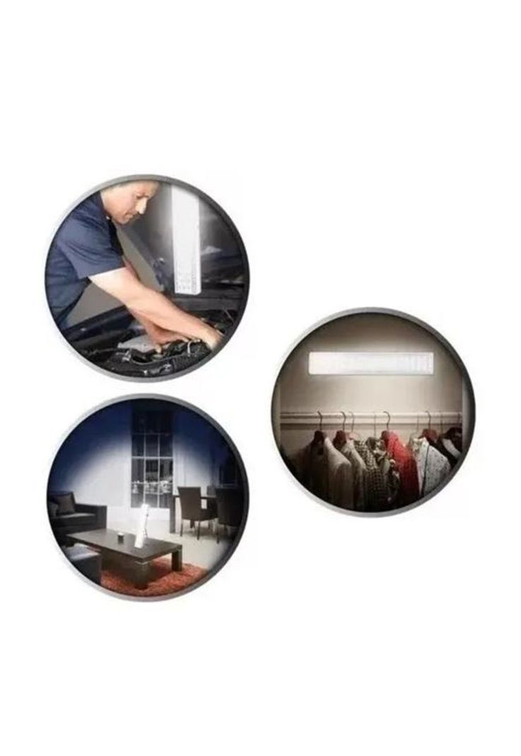 Pack x2 lámparas luz LED de emergencia recargable 24 hrs, blanco-4