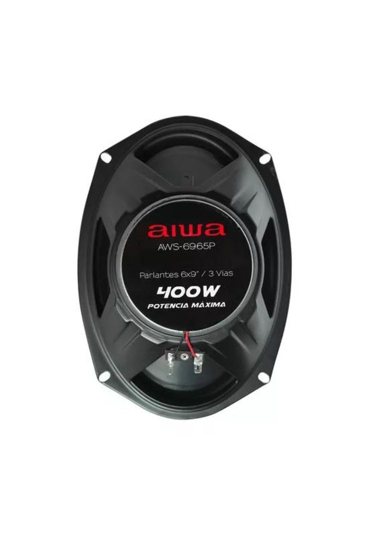 Parlantes para auto 6x9 3 vías 400W Aiwa AWS-6965P, color negro-3