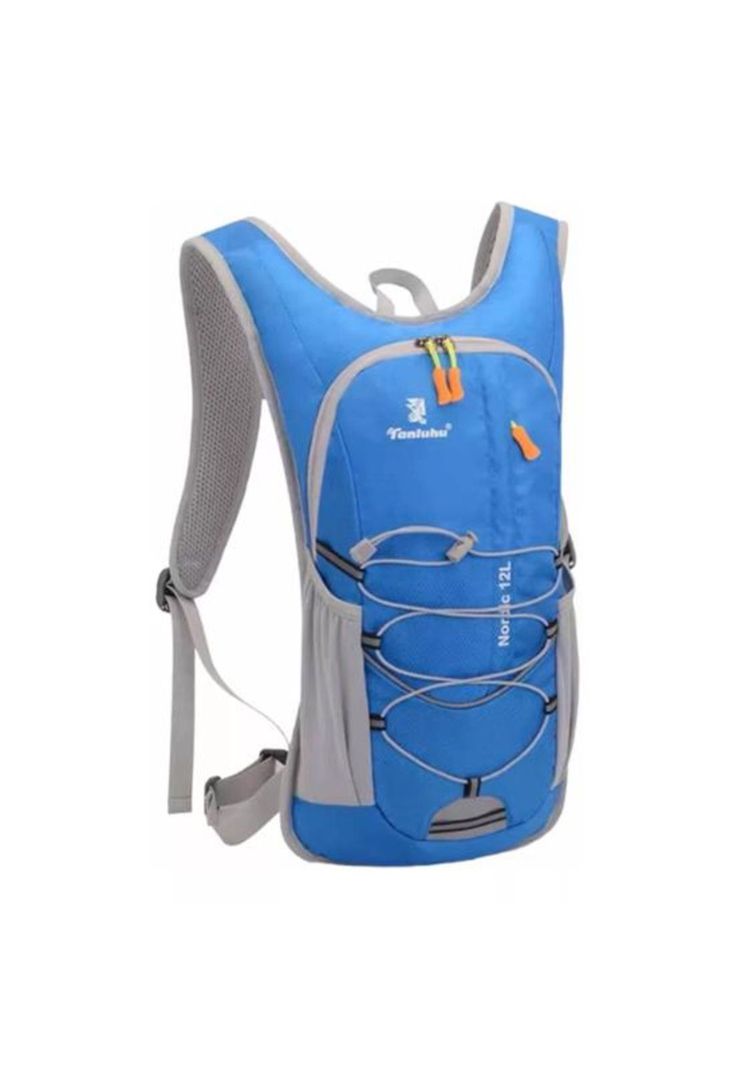 Mochila hidratación + bolsa de agua color azul-0