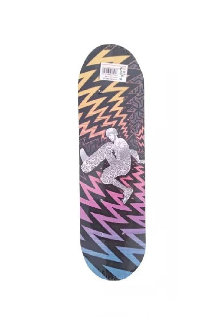 Tabla skate patineta niño unisex 70cm, negro-4