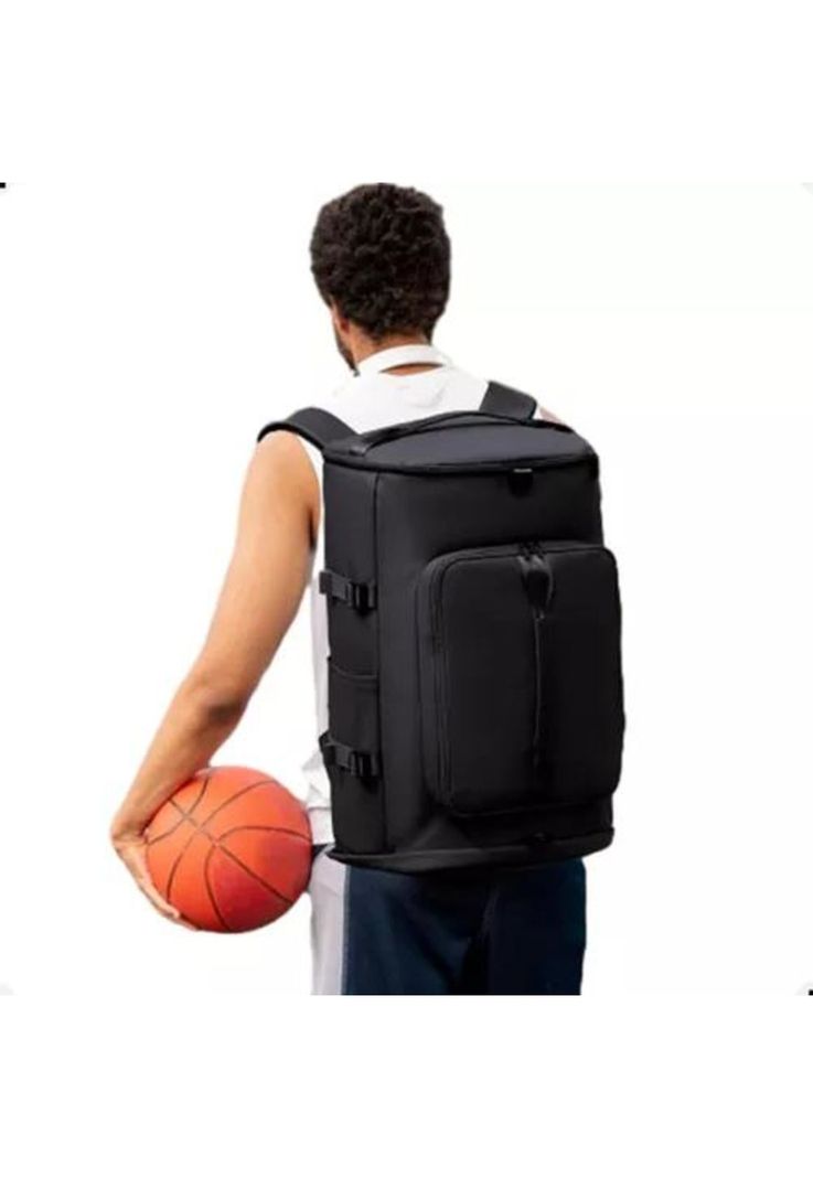 Bolsa de gran capacidad para viajes y deportes, color negro-1