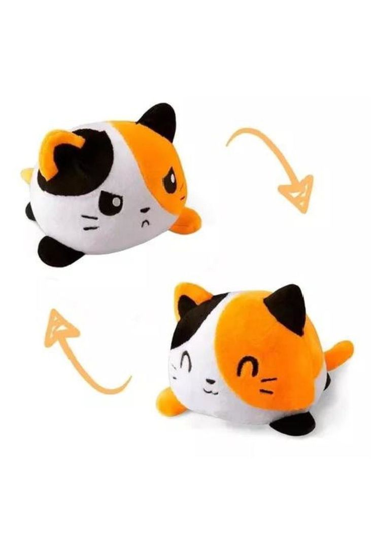 Gato Reversible - Peluche de Felpa-1