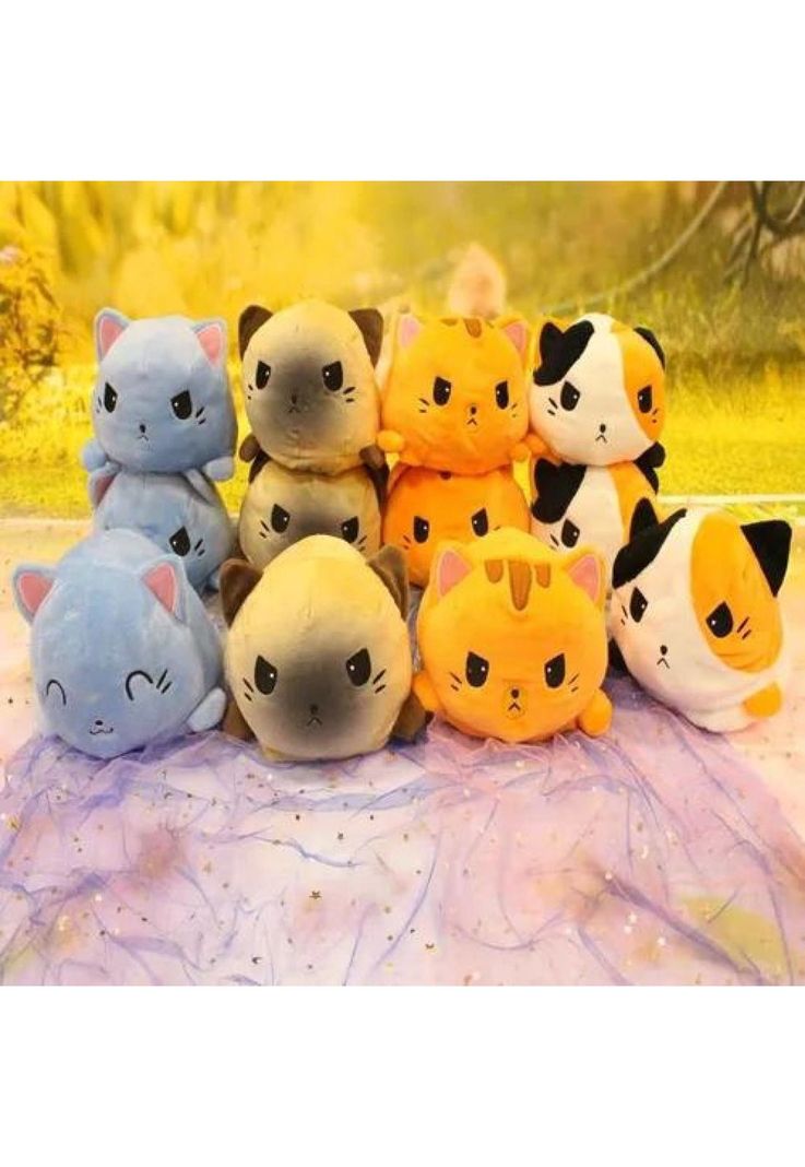 Gato Reversible - Peluche de Felpa-3