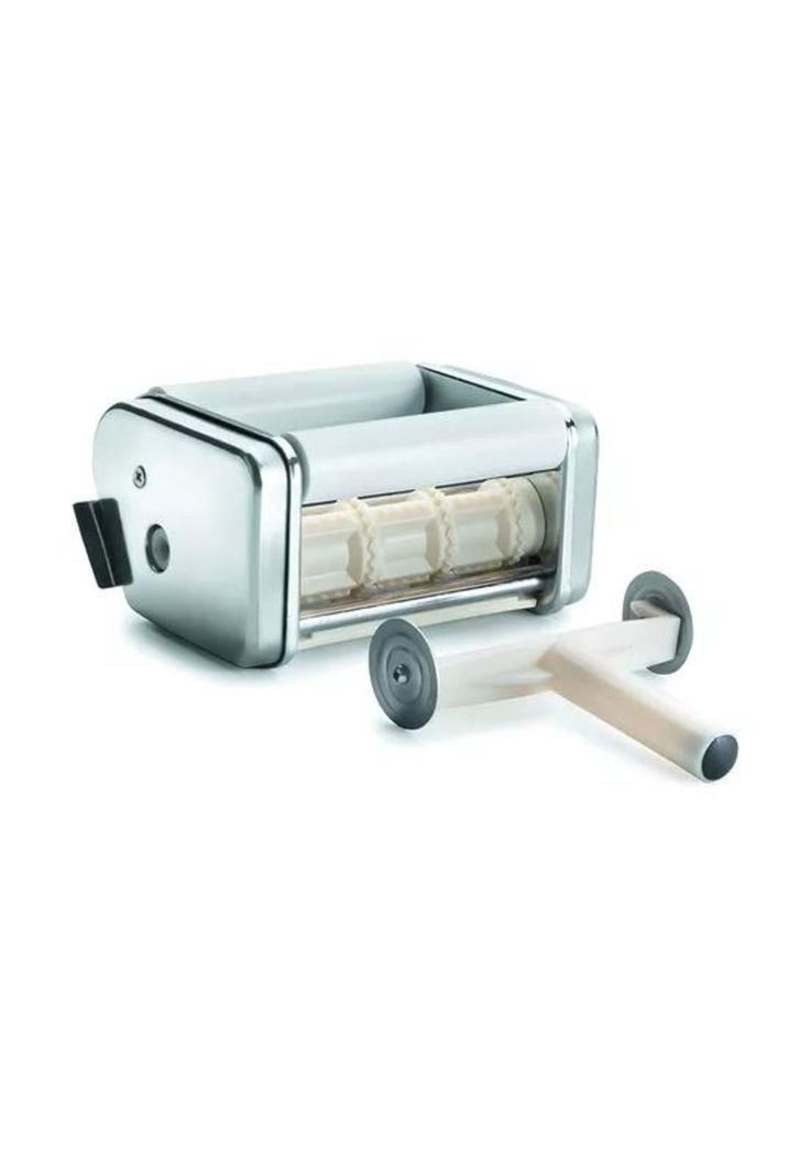 Máquina para hacer ravioles pasta casera manual color gris-2