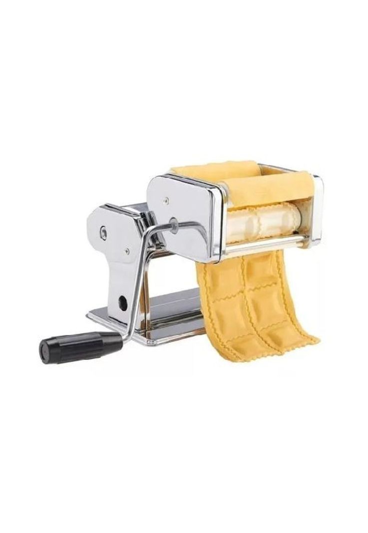 Máquina para hacer ravioles pasta casera manual color gris-4