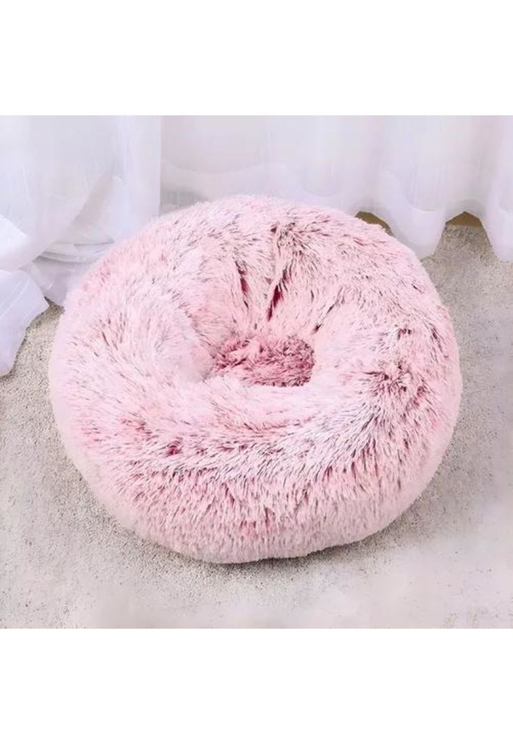 Cama tipo dona antiestrés para perros y gatos 40 cm-3
