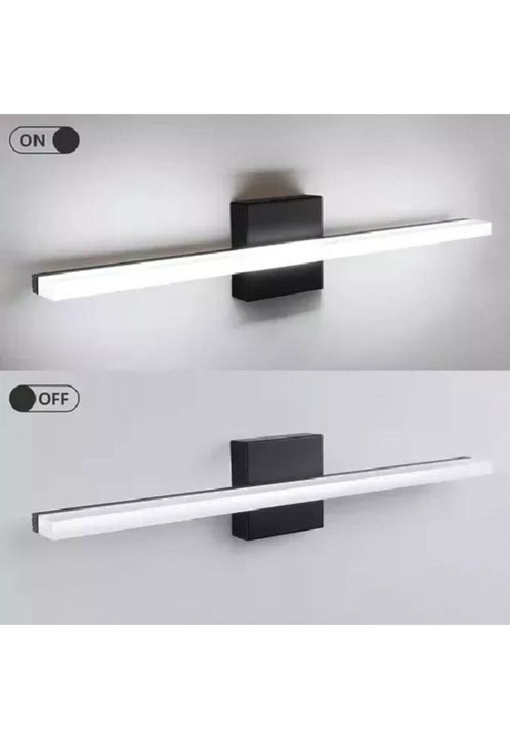 Arbotante Lámpara Pared Espejo Baño 60cm 12W LED Moderno-4