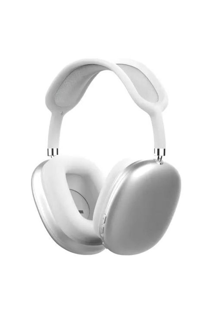 Auriculares gamer inalámbricos P9 Plus plateado-0