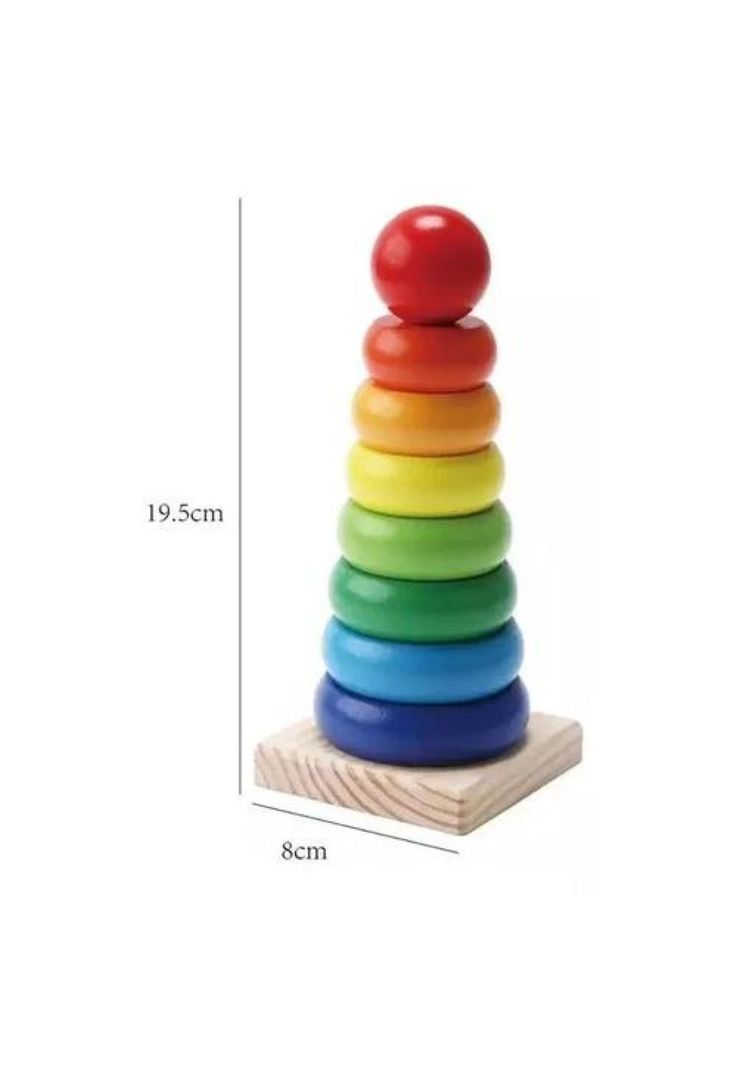 Pack de 10 Juguetes Didácticos de Madera para Niños - Montessori-4