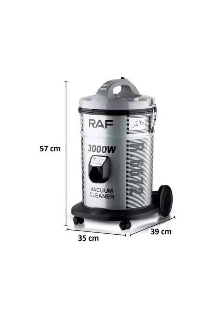 Aspiradora ciclónica vacuum cleaner 3000w R-6672, color gris oscuro-2