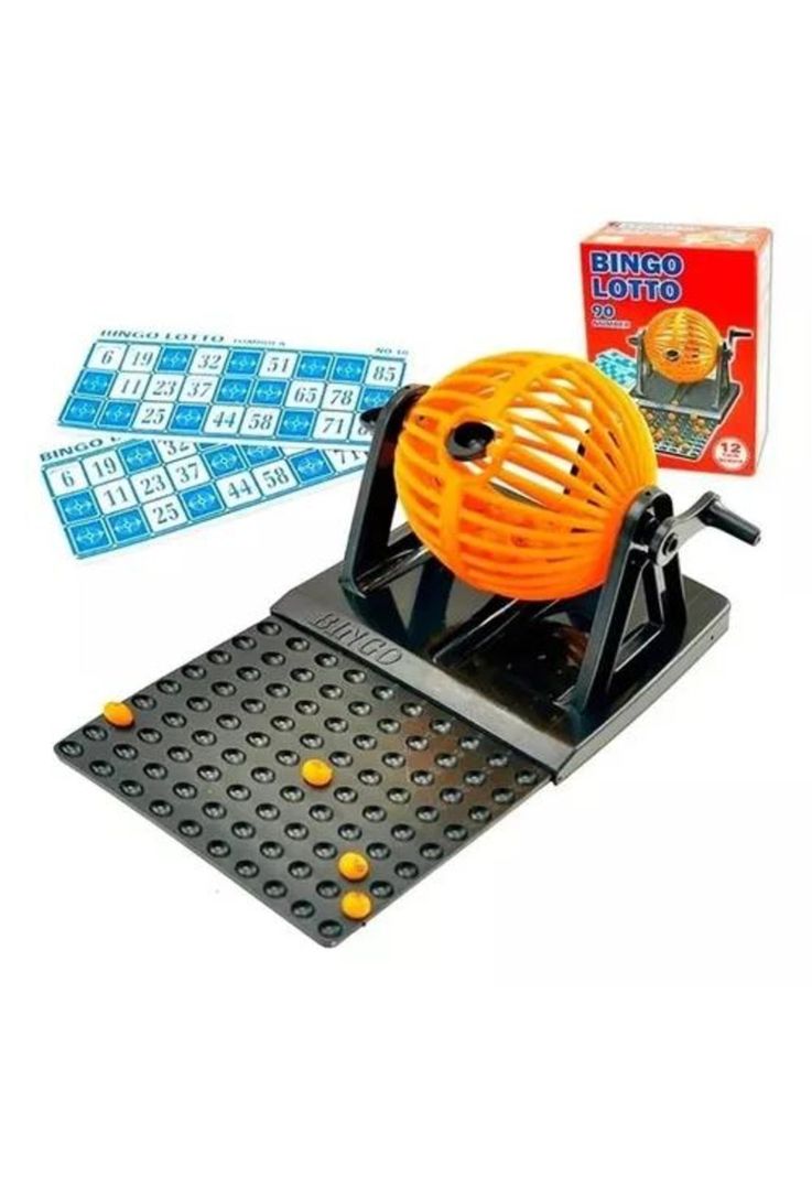 Bingo completo incluye tómbola, fichas y pelotas premium-1