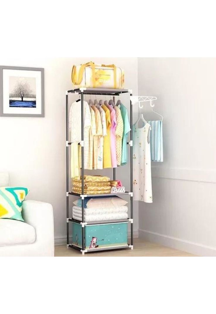 Closet ropero armable 170x55x36 negro-0