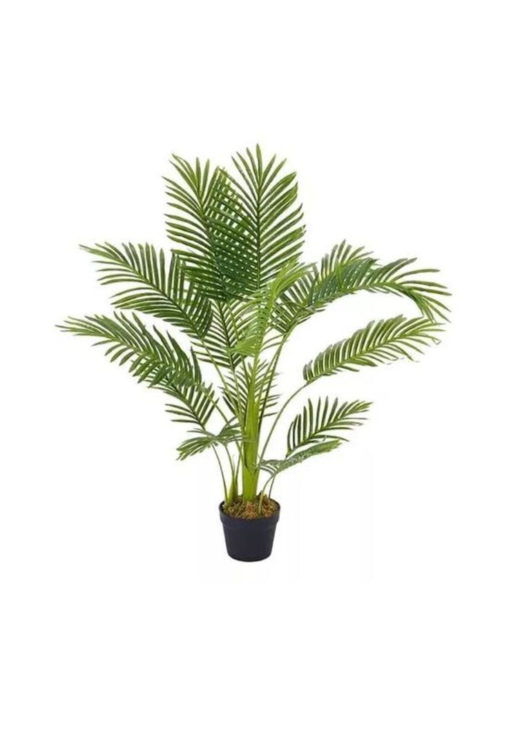 Planta Artificial en Maceta Enredadera Palmera Decoración-0