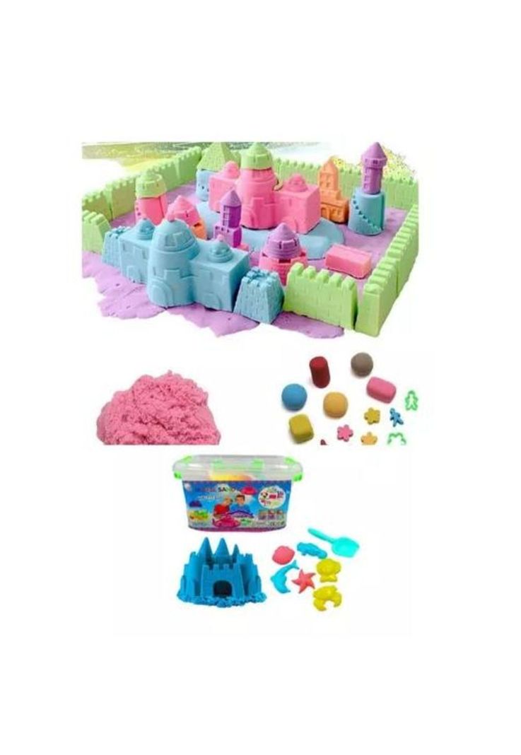 Arena mágica pack x 3 didáctica no tóxica multicolor-0