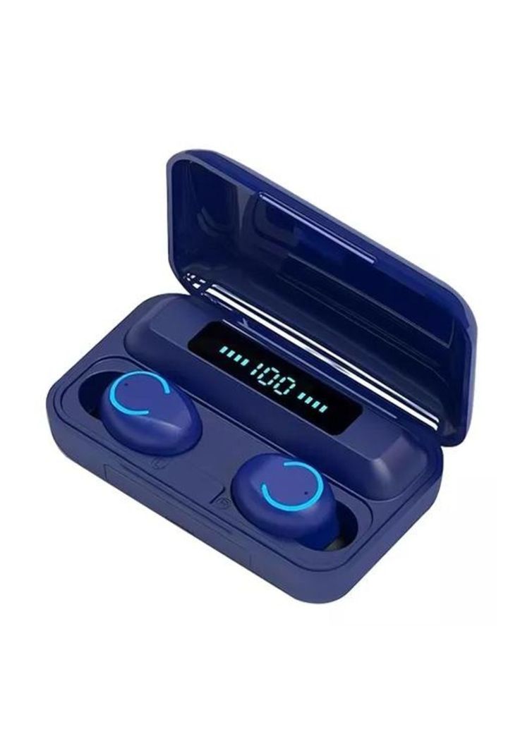 Auriculares in-ear inalámbricos Bluetooth azul-0