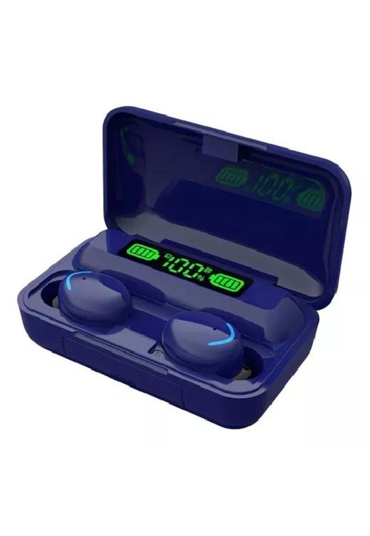 Auriculares in-ear inalámbricos Bluetooth azul-1