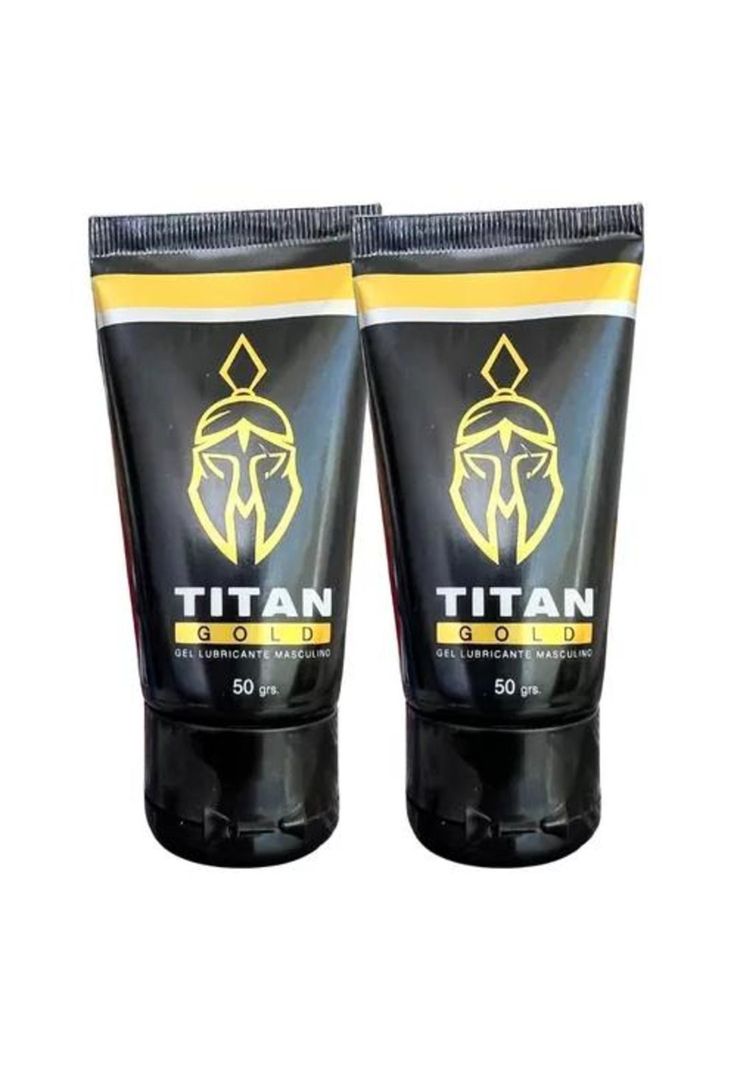 Sexram Titan Gold en Gel - Pack de 2 Lubricante Masculino Retarda y Agranda 50 ml-0