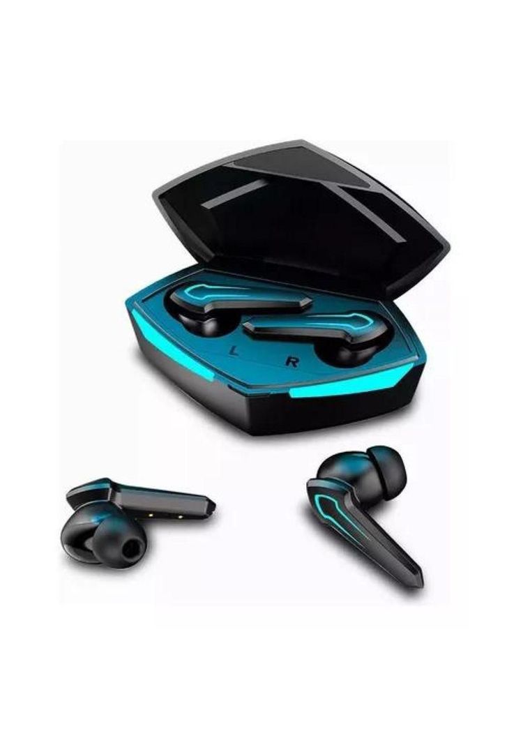 Auriculares in-ear gamer inalámbricos P30 negro con luz LED-1