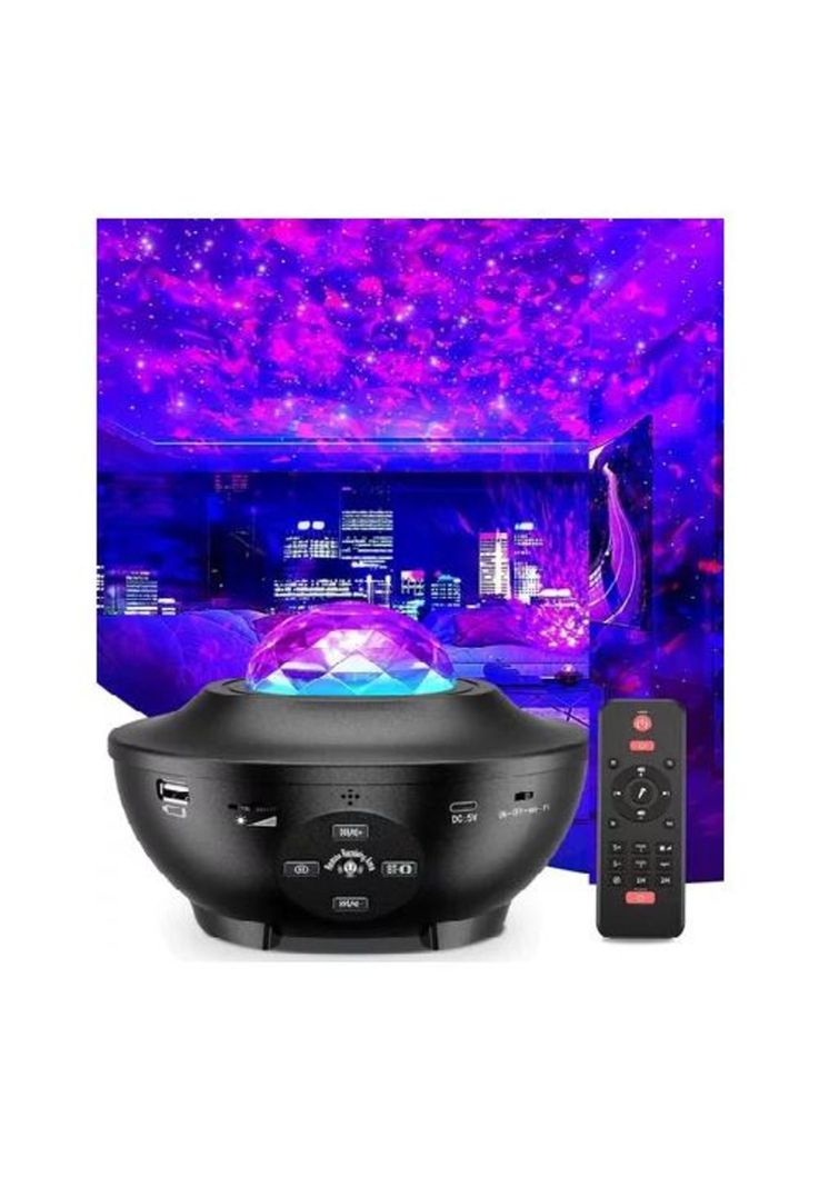 Proyector de galaxia, estrellas LED y sonido Bluetooth-0