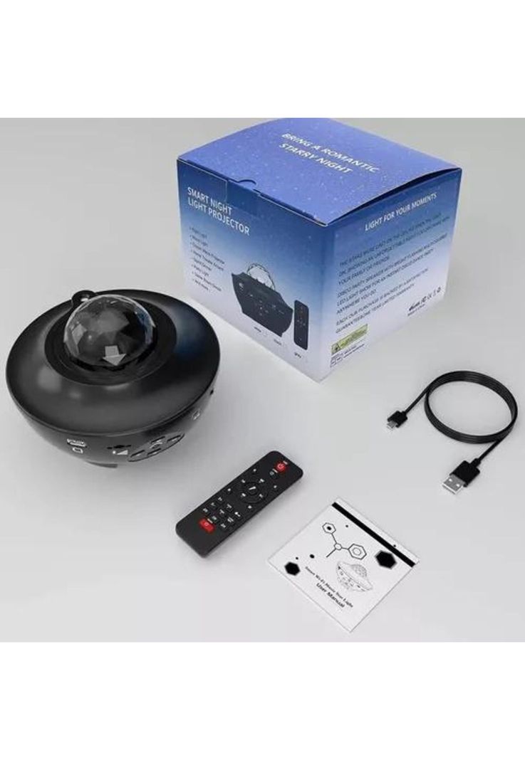 Proyector de galaxia, estrellas LED y sonido Bluetooth-2