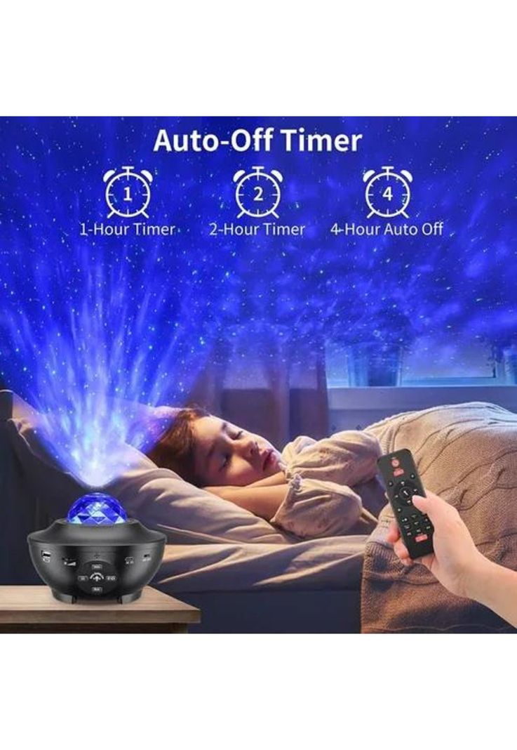 Proyector de galaxia, estrellas LED y sonido Bluetooth-5