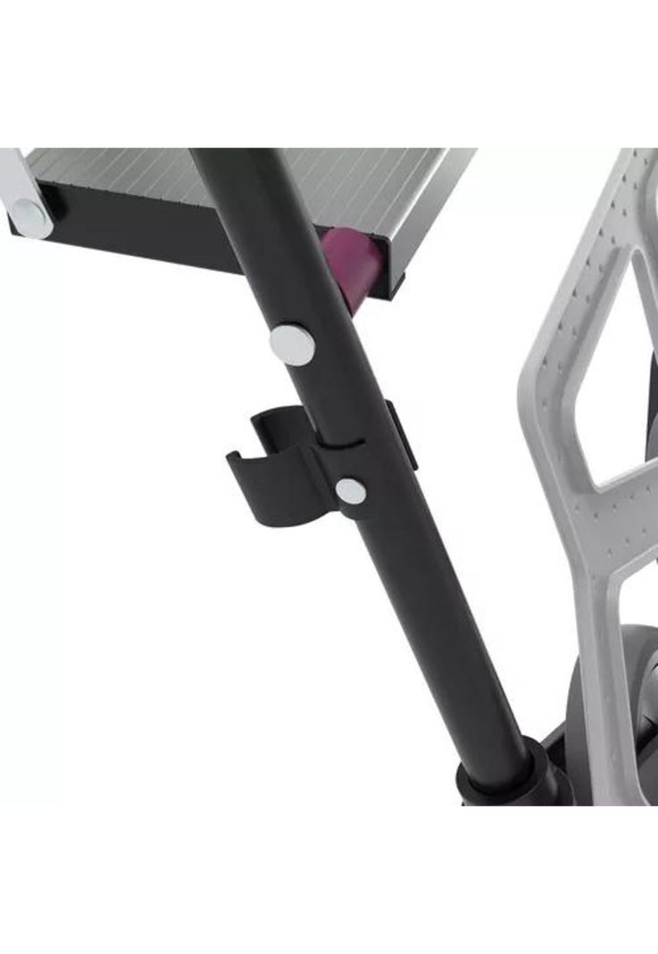 Escalera 3 Peldaños 90 Cm (2 En 1) Gris-3