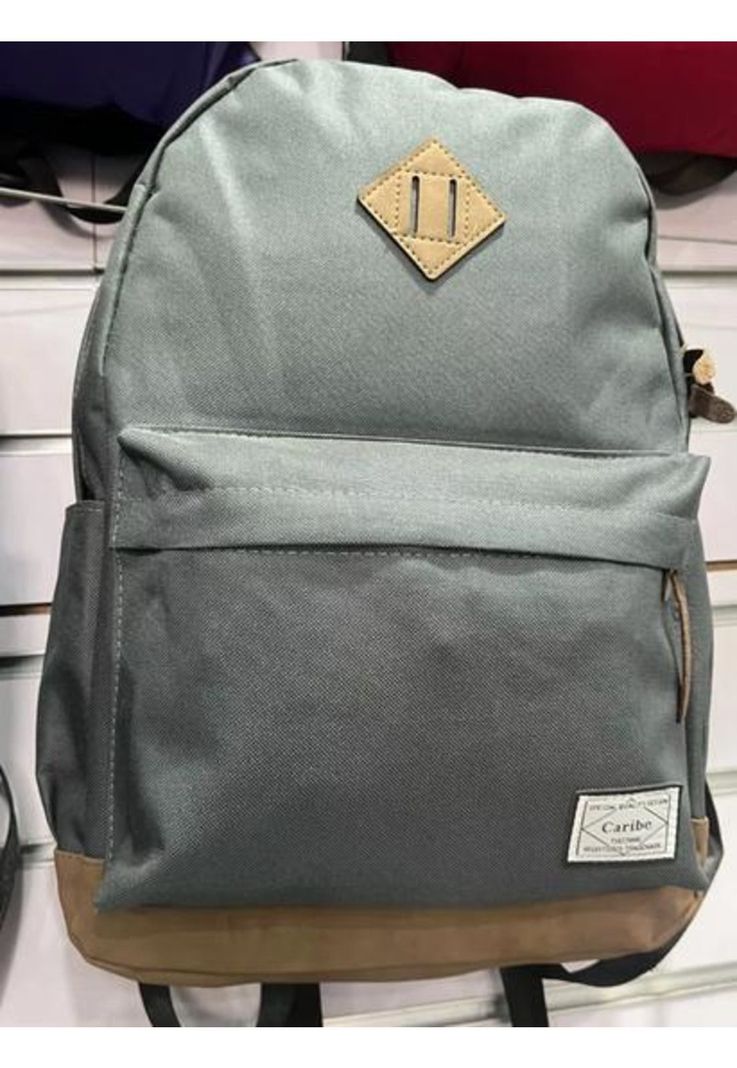 Mochila urbana escolar bolso a la moda Caribe 28L gris-3