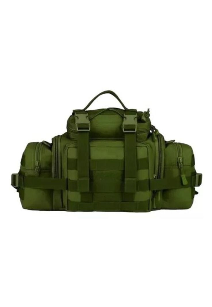 Bolso banano gigante tipo botiquín táctico militar verde-0