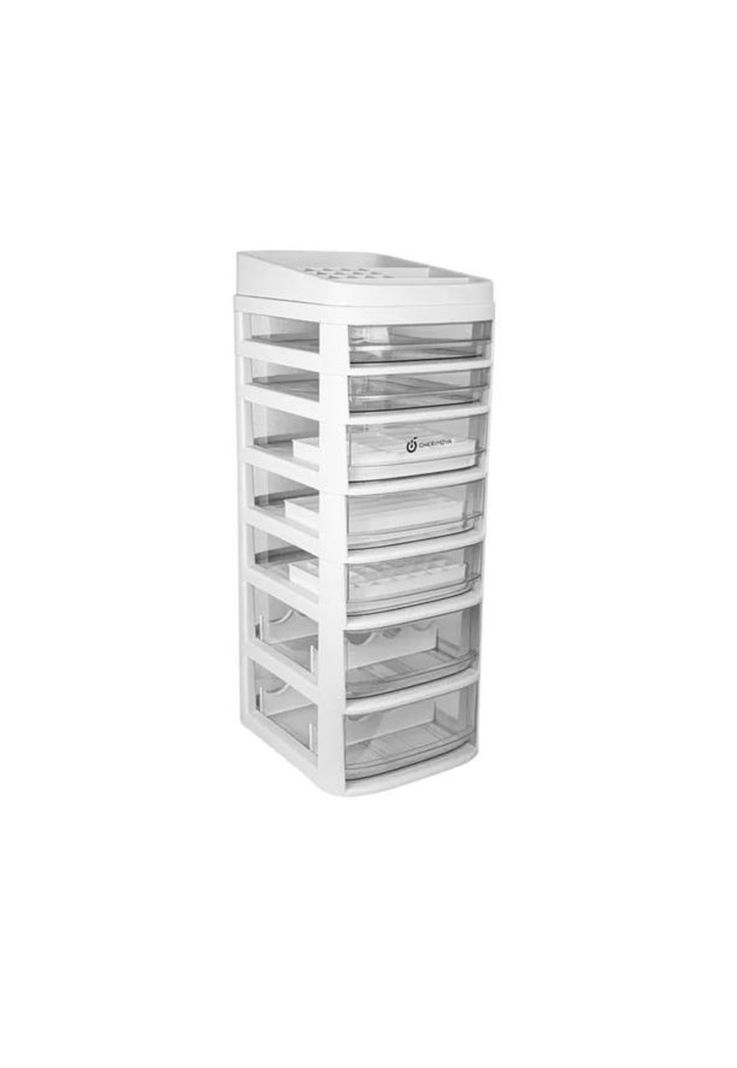 Estante organizador con ruedas de 7 Cajones para almacenamiento-0