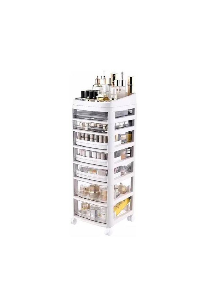 Estante organizador con ruedas de 7 Cajones para almacenamiento-2