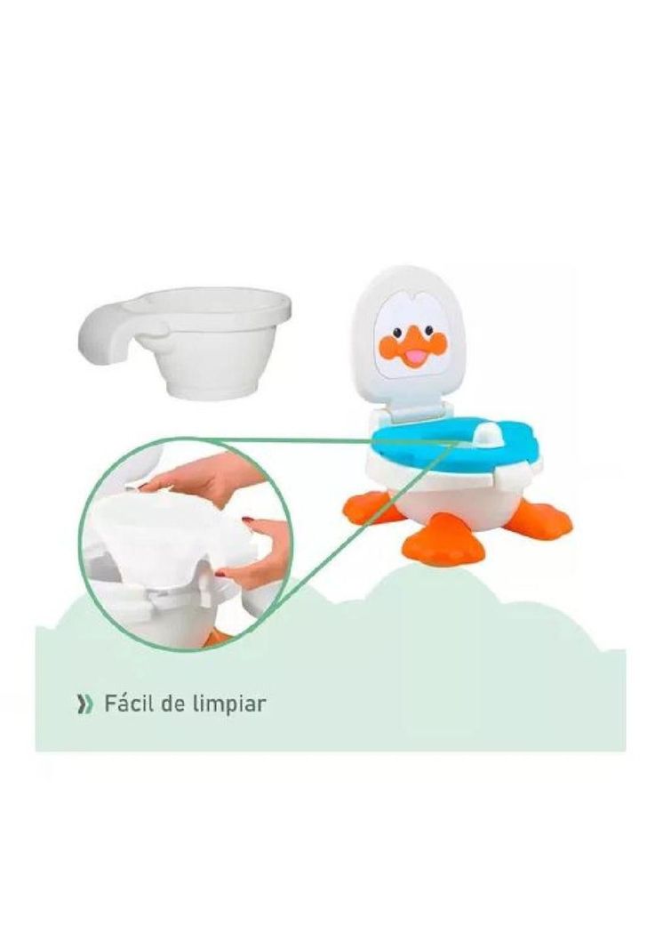 Pelela Bacinica Pato Bebé - 3 en 1, Niño o Niña, Metinca-5