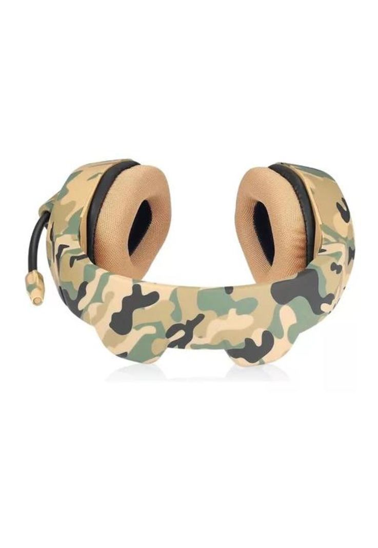 Auriculares gamer inalámbricos Onikuma K1-B camouflage yellow-3