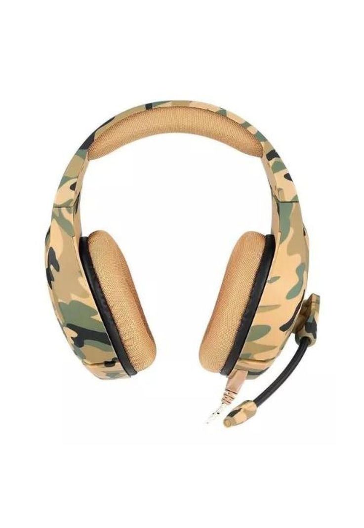 Auriculares gamer inalámbricos Onikuma K1-B camouflage yellow-1