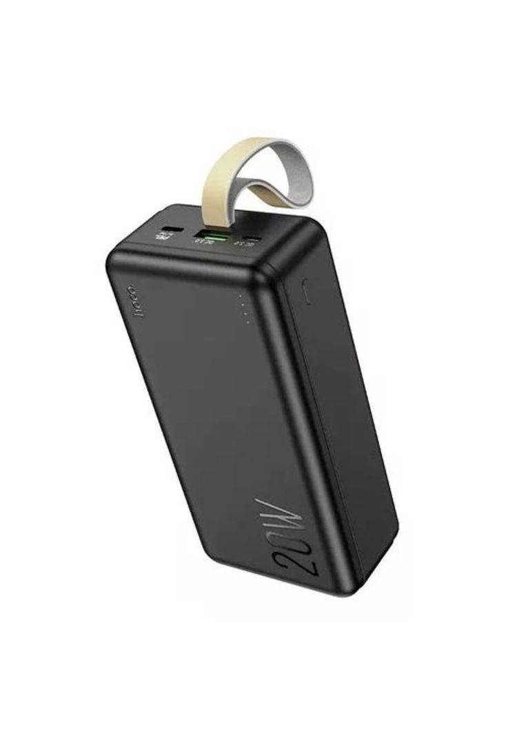Power bank Hoco 30,000 mAh, 20W, carga rápida, color negro-0