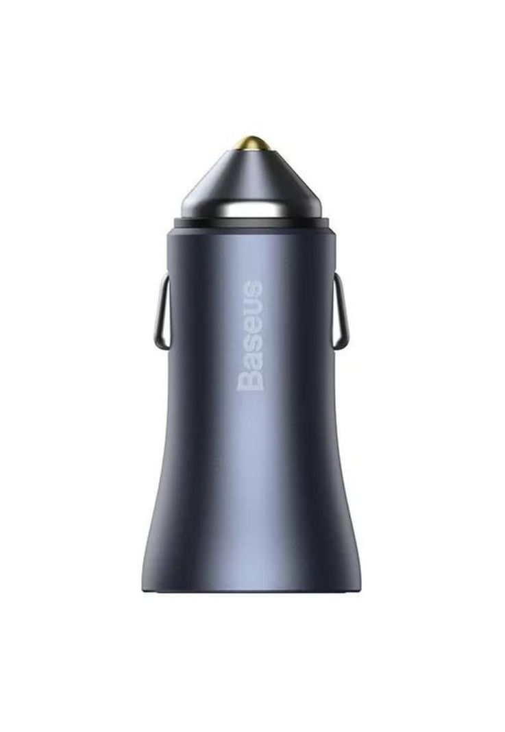 Cargador doble USB/tipo C 40W + cable tipo C 5A 1m gris Baseus-2