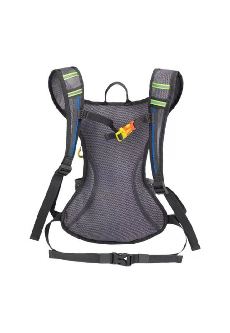 Mochila outdoor trekking + bolsa de agua color azul-2