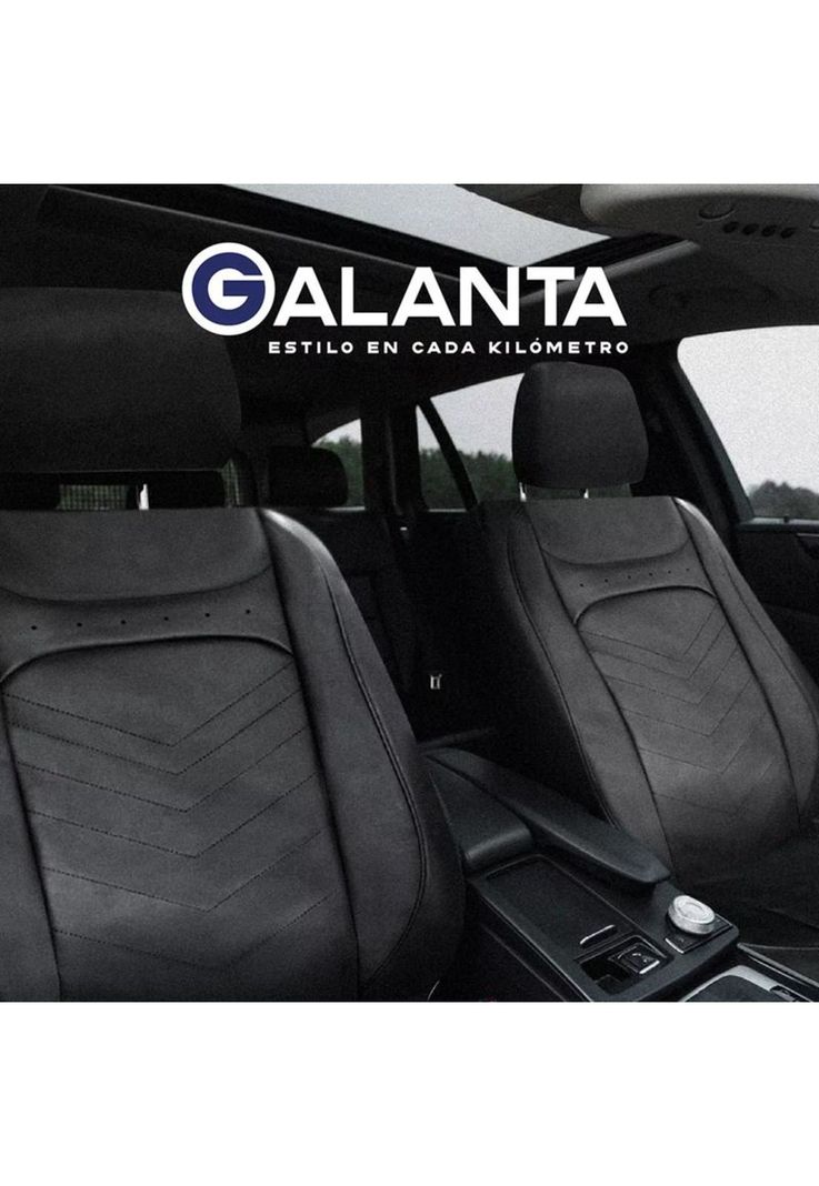 Funda cubre asiento Galanta luxury 4.8mm 18D foam, color negro-3
