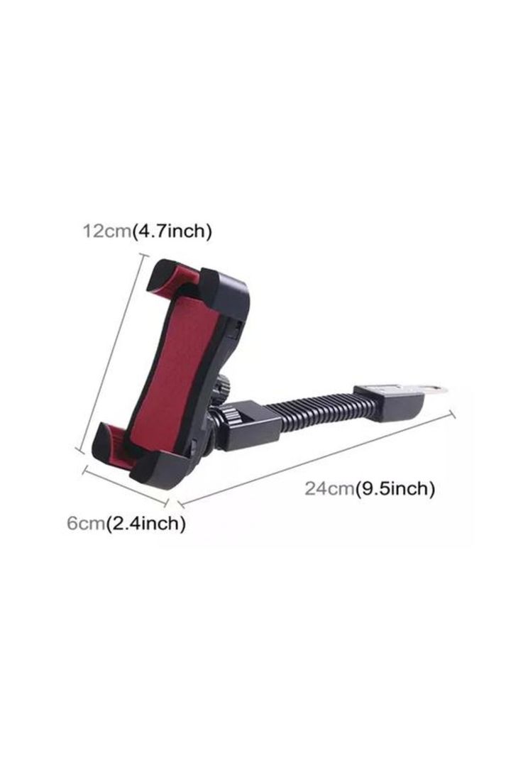 Soporte porta celular bici moto, manillar, color negro-3
