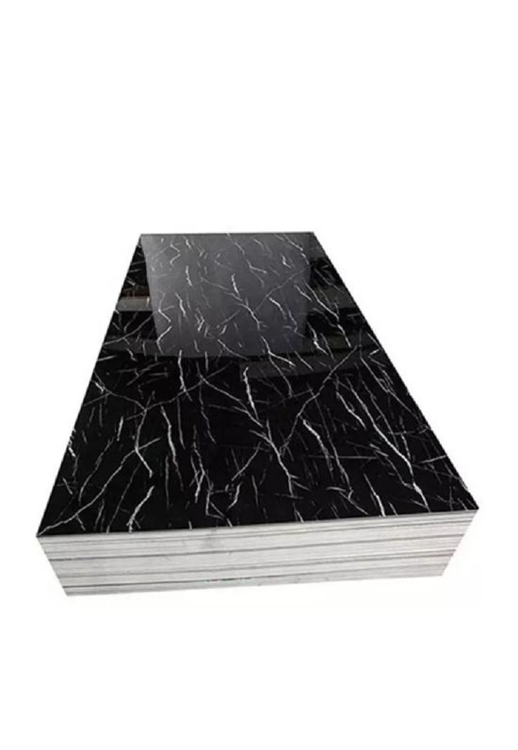 Lámina mural adhesiva efecto mármol negro, pack de 10-1