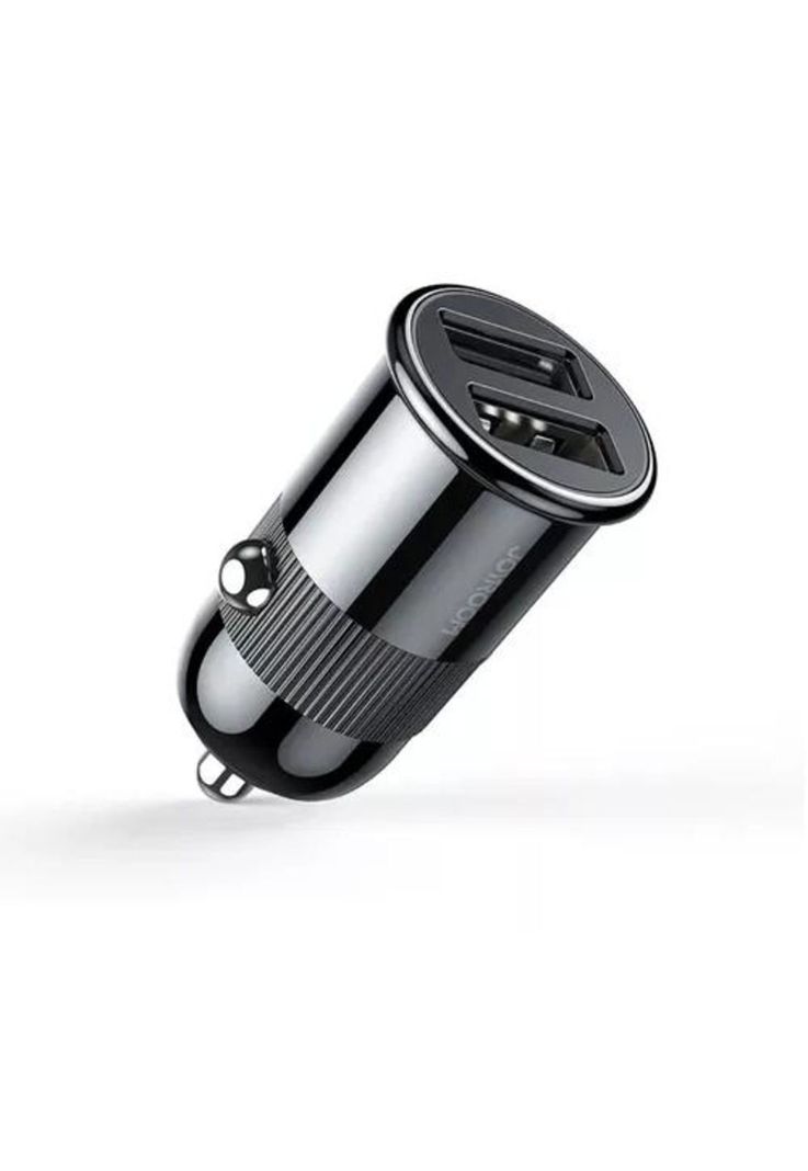 Cargador rápido para automóvil doble puerto USB 5V 3.1A negro-0