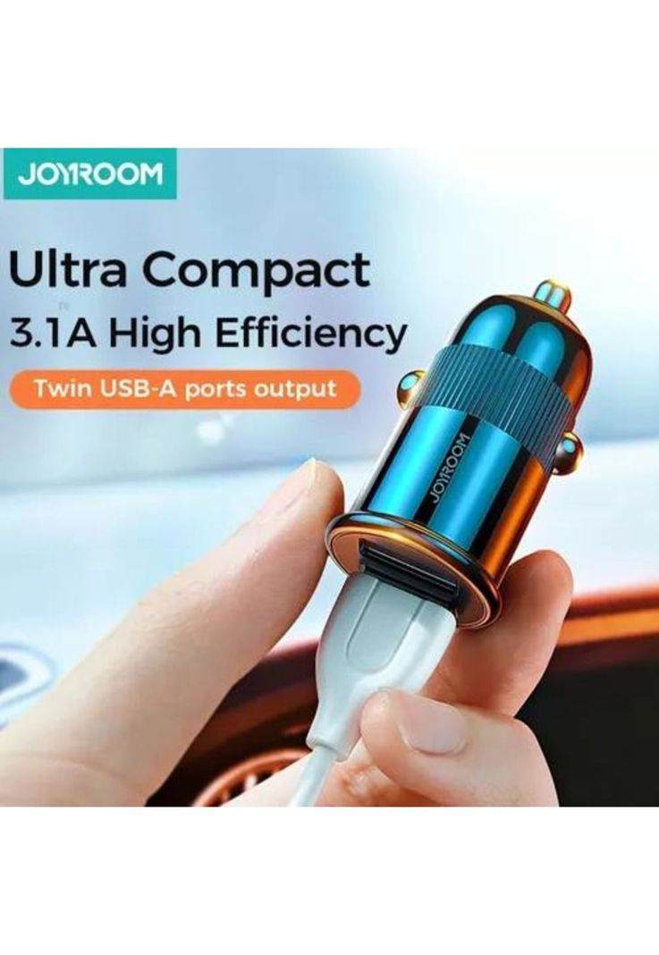Cargador rápido para automóvil doble puerto USB 5V 3.1A negro-3