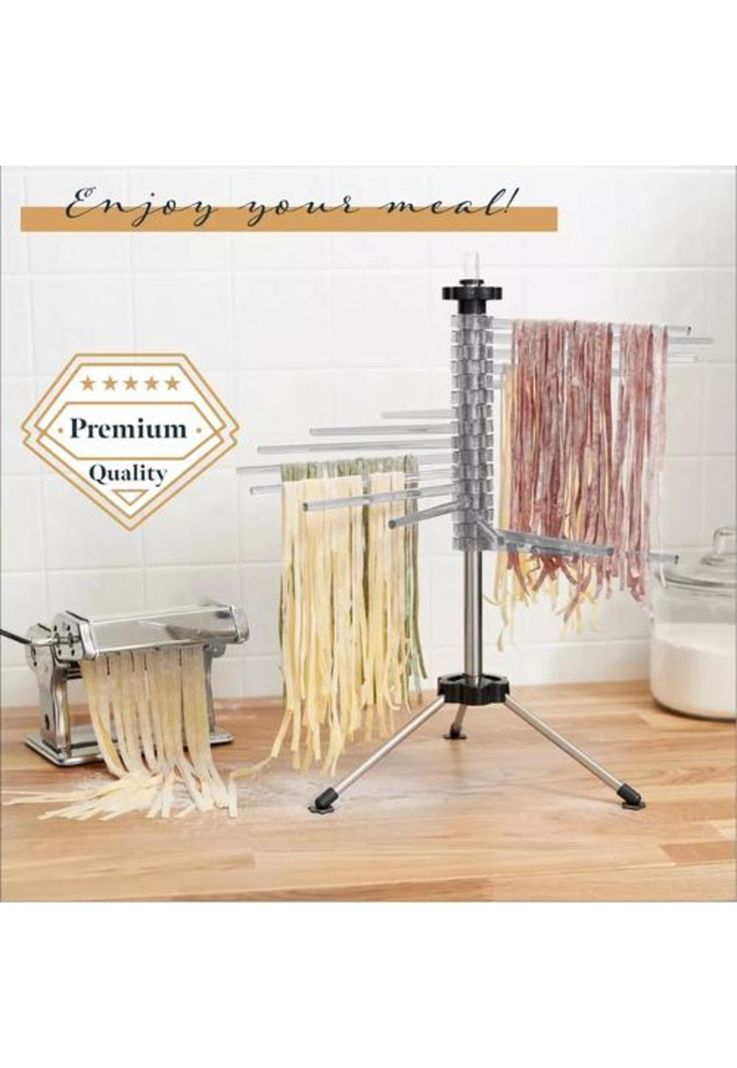 Escurridor de pasta con 14 varillas de plástico transparente-3