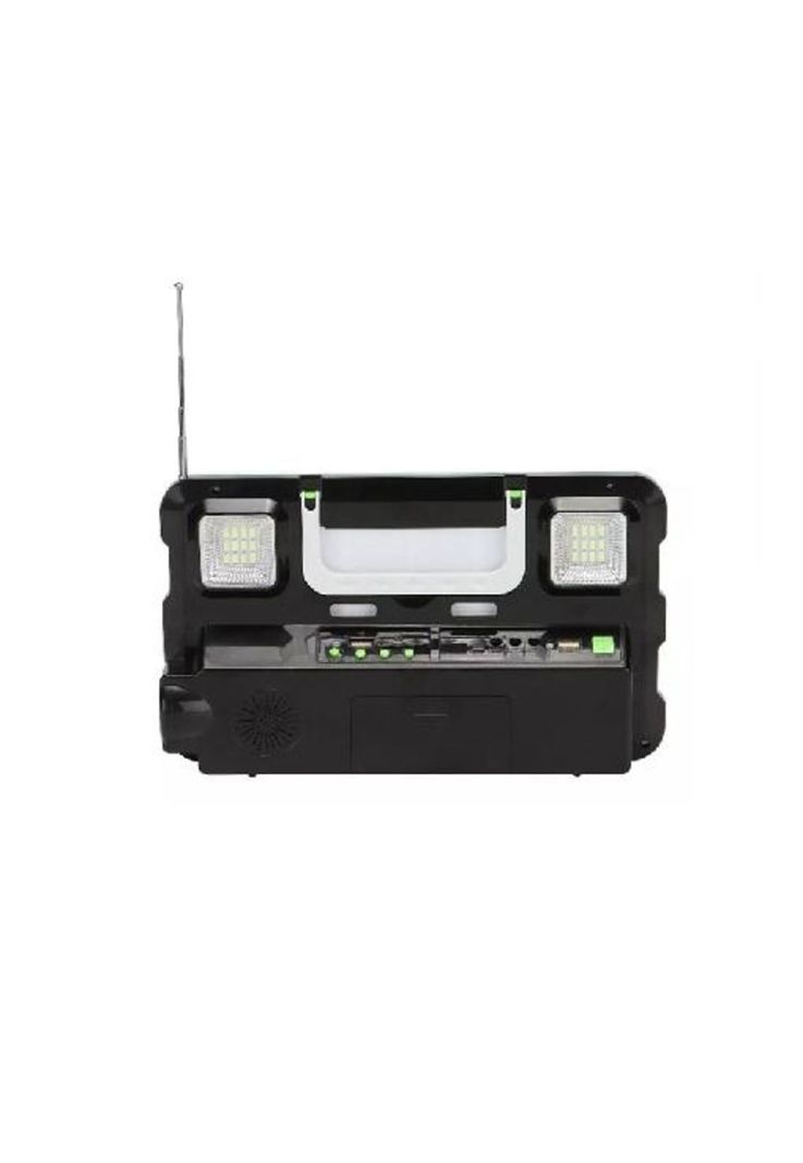 Kit solar emergencia camping, ampolleta LED, FM radio, MP3-0