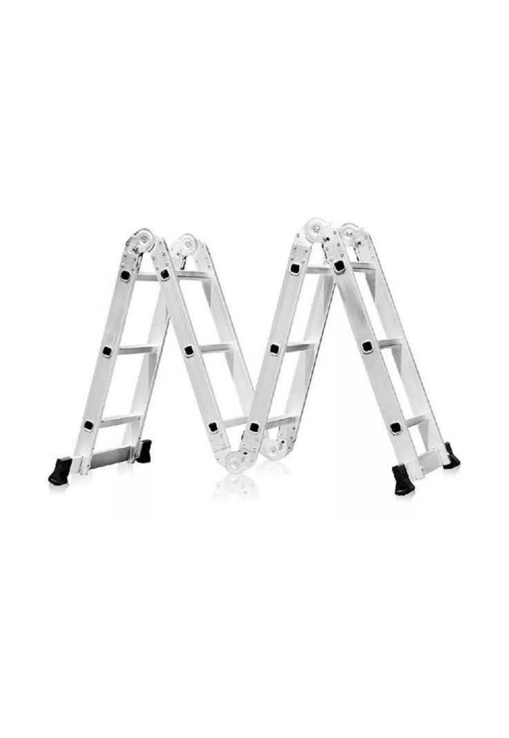 Escalera multifuncional 12 peldaños 4x3 color metal-3