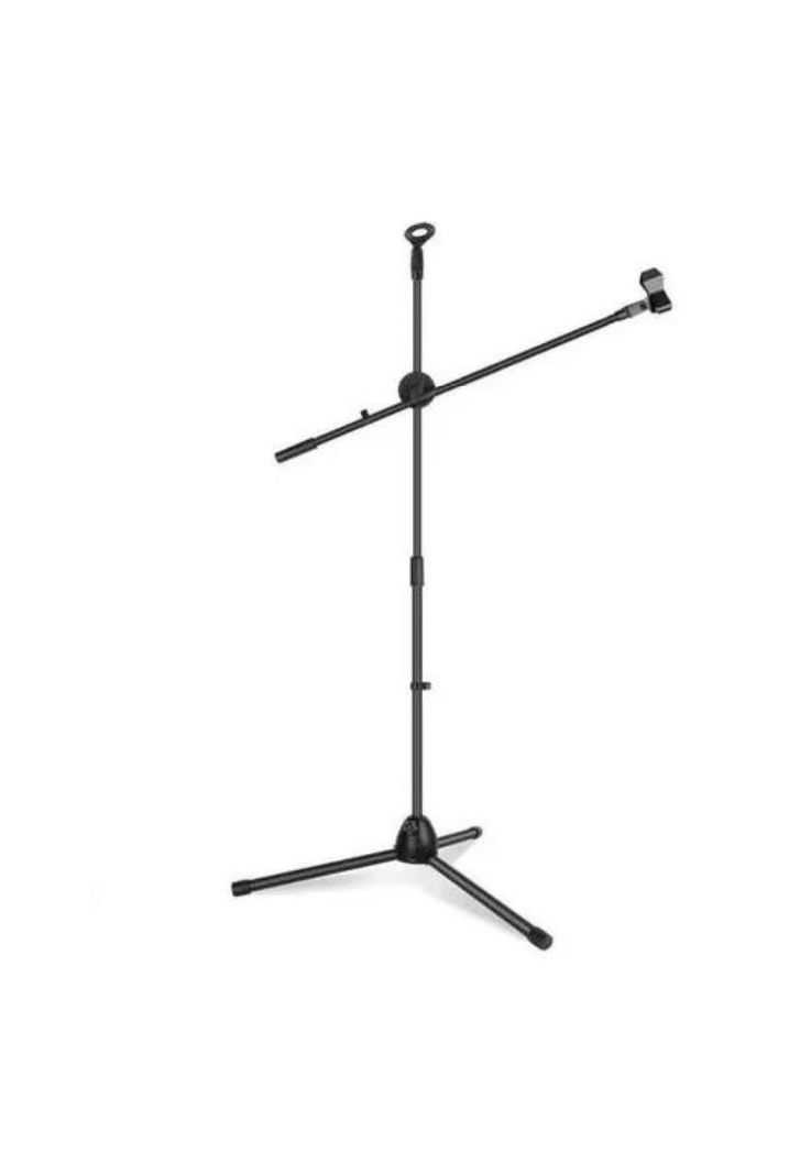 Atril Pedestal de Micrófono - Con Boom-0