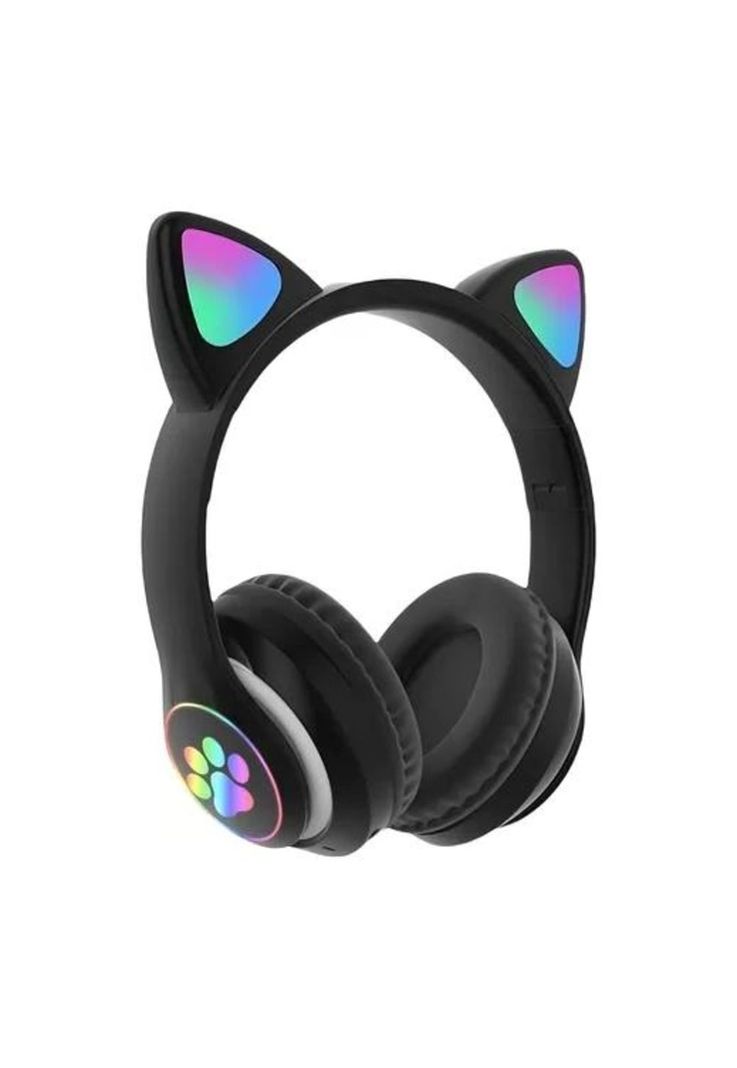 Auriculares gamer inalámbricos CAT Gaming STN-28 negro LED-1